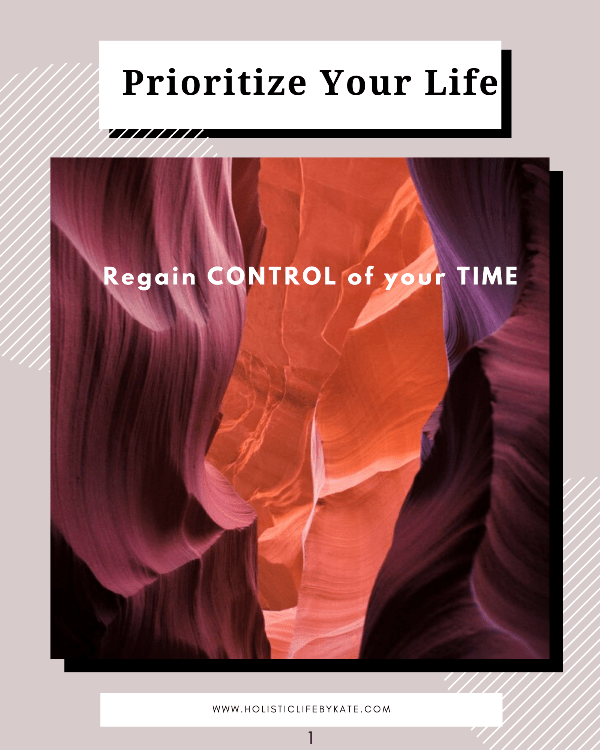 Prioritize Your Life Workbook