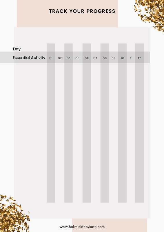 Essentialism - track your progress